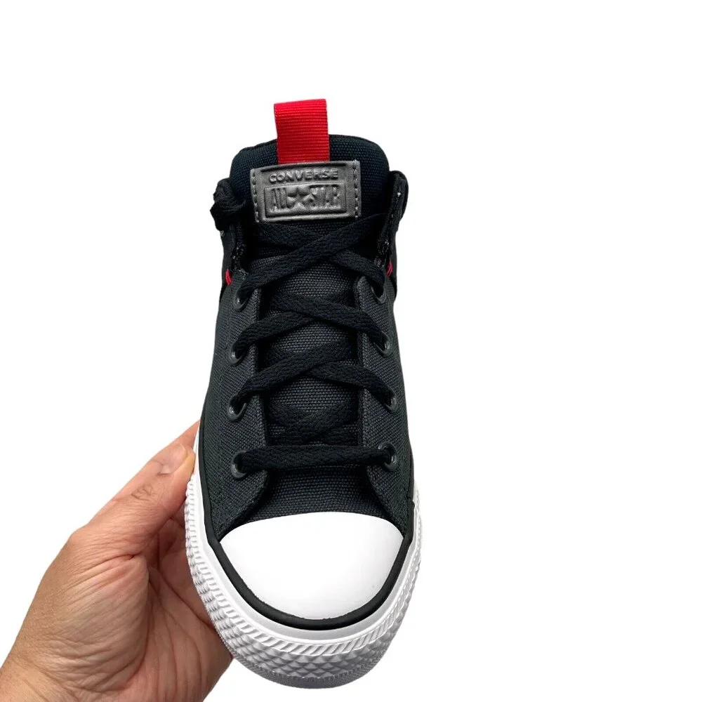 Converse Chuck Taylor All Star Youth Boy's Mid Top‎ Shoes Size 5 Olive/Black